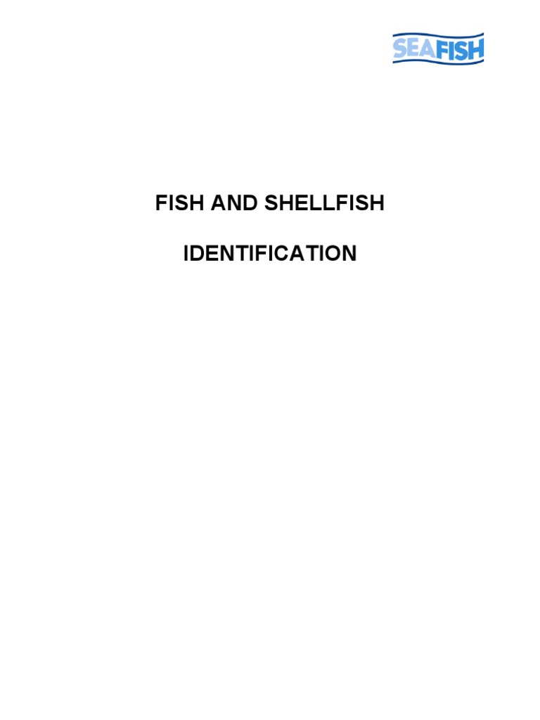 Fish and Shellfish Identification | PDF | Crab | Bivalvia