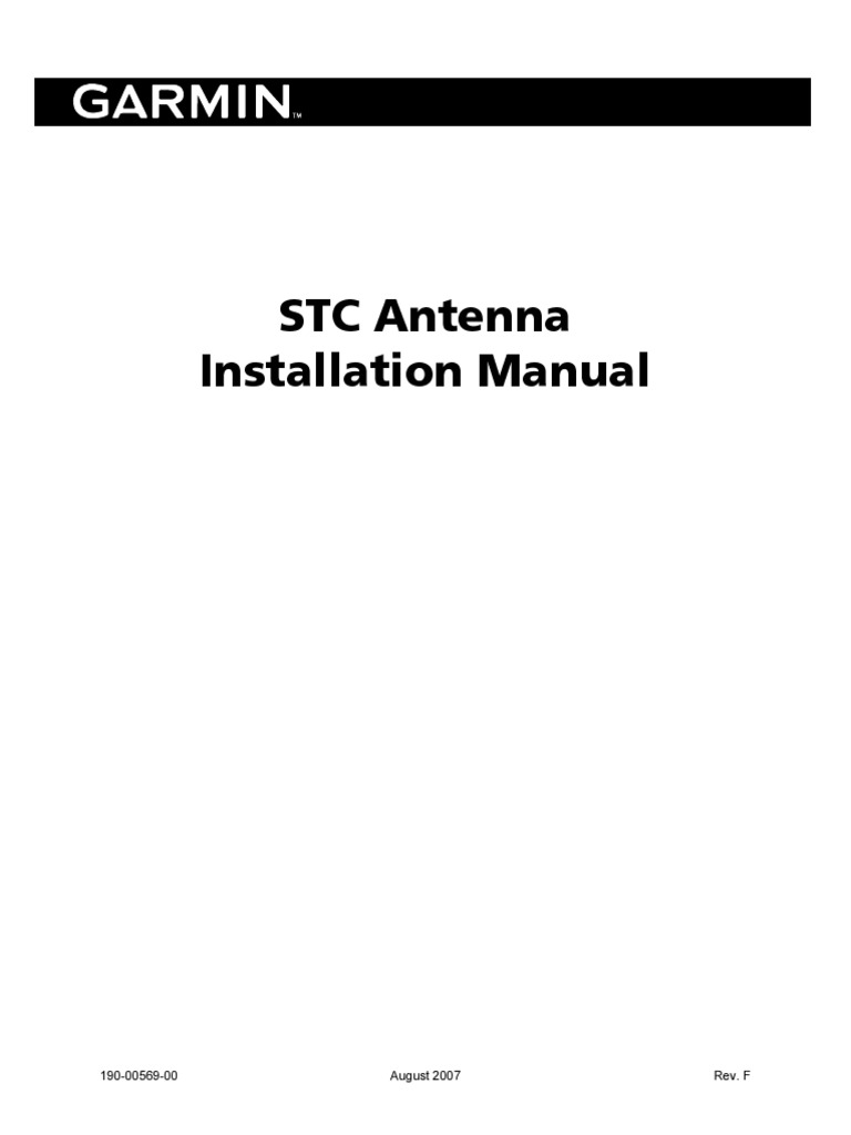 Ga 35 STC Antenna Im 1900056900 PDF