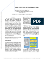 Deep Learning Based Mobile Assistive Device For Visually Impaired People