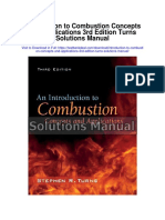 Introduction To Combustion Concepts and Applications 3rd Edition Turns Solutions Manual