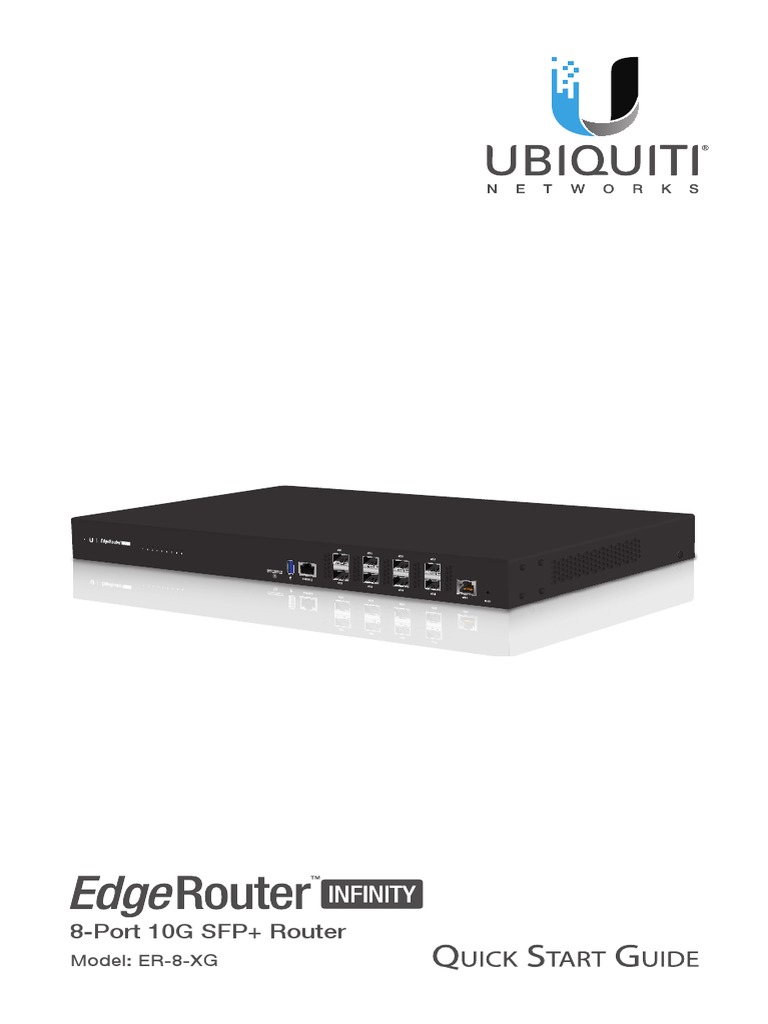 edgerouter infinity ER-8-XG quick start guide | PDF | Ip Address ...