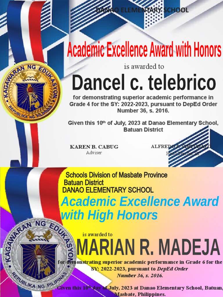 Award Certificate 2 For DEPed PDF
