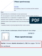 1.4 Mass Spectros