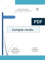 Compte Rendu