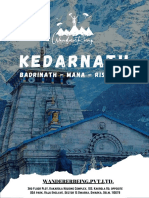 WB - Kedarnath + Badrinath+Mana+Rishikesh (Del-Del) PDF