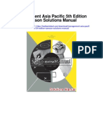 Management Asia Pacific 5th Edition Samson Solutions Manual