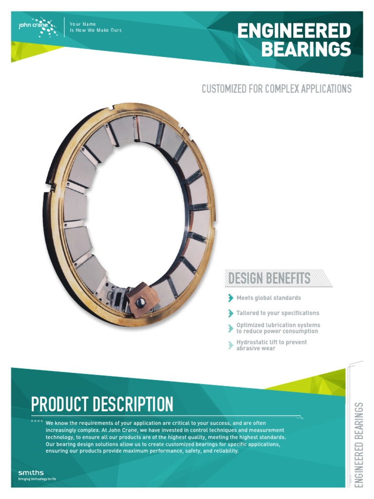 Customized Engineered Bearings Solutions | PDF | Bearing (Mechanical ...