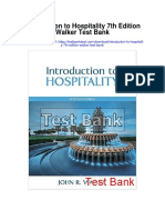 Introduction To Hospitality 7th Edition Walker Test Bank