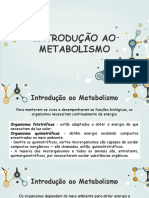 Introdução Ao Metabolismo - Glicólise - Ciclo de Krebs - Fosforilação Oxidativa