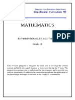 2023 TERM 3 Revision Material Grade 11