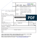 DART APEX (Apex Prepaid Online) : Origin: BOM ADR Destination: HYD CGT