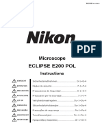 Microscopio Eclipse - E200l