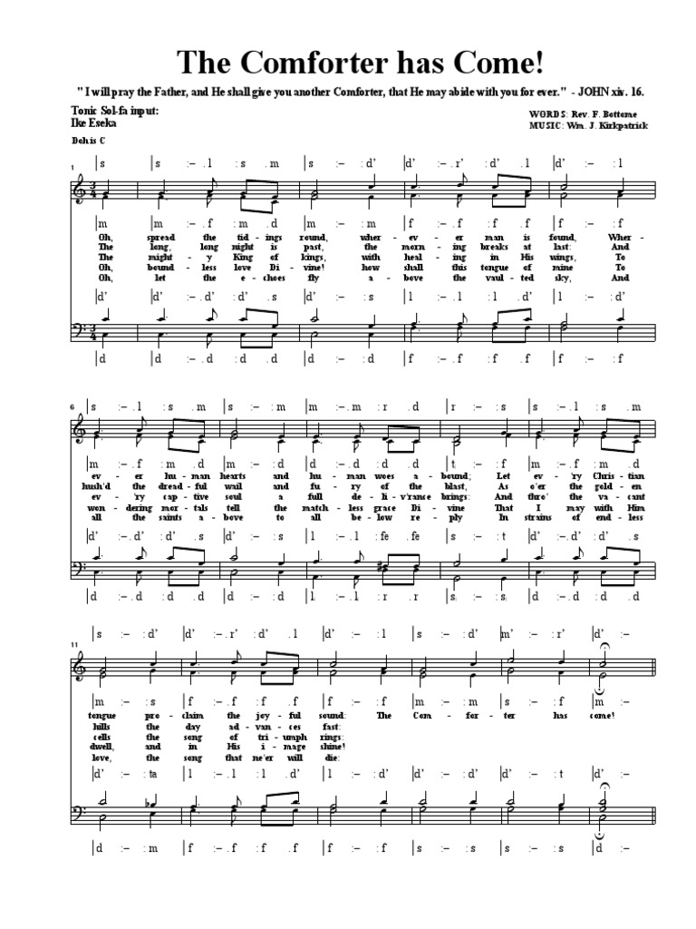 The Comforter Has Come PDF