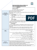 Grade 10 SUMMER ASSIGNMENTS