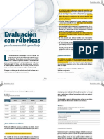 Evaluación Por Rubricas para La Mejora Del Aprendizaje