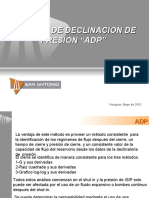 Analisis de Declinacion de Presion "Adp"