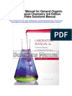 Laboratory Manual For General Organic and Biological Chemistry 3rd Edition Timberlake Solutions Manual