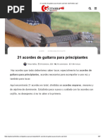 16 Acordes de Guitarra para Principiantes | PDF | Acorde (Música ...