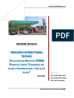 Informe Rev Estructural Techo Canopias PUMA Paraíso