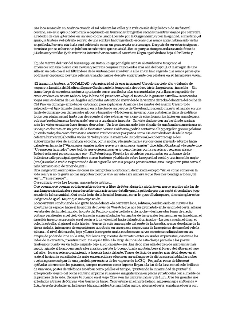 Prologo Americanos Kerouac | PDF