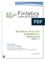 Finlatics - Project 1