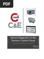 Siemens Comfort Panel System Diagnostics