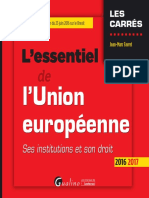 Lessentiel de Lunion Européenne 2016-2017 (Jean-Marc Favret (Favret, Jean-Marc) ) (Z-Library)