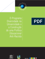 Programa Diversidade Universidade e Construção Politica Educacional Anti-racista