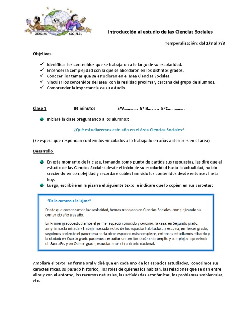 Introducción Al Estudio De Las Ciencias Sociales Pdf Ciencias
