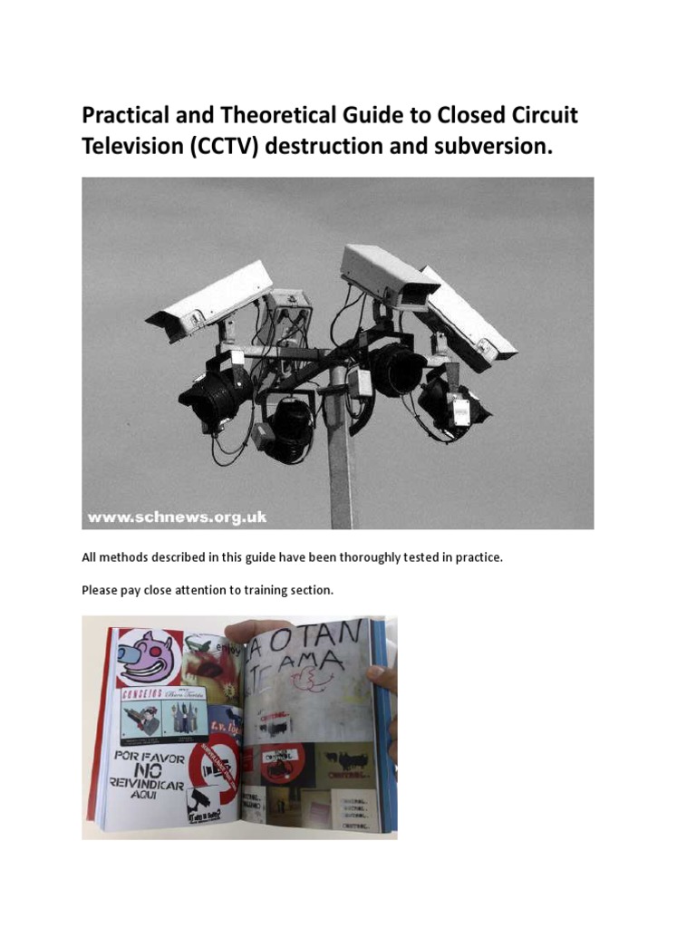 Guide to CCTV Camera Destruction | PDF | Closed Circuit Television ...