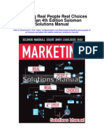 Marketing Real People Real Choices Canadian 4th Edition Solomon Solutions Manual