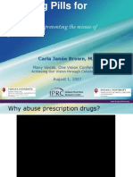 Implications For Preventing The Misuse of Pharmaceuticals: Carla Janáe Brown, M.S