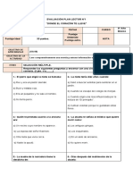 Prueba N°1 Plan Lector Donde El Corazón Te Lleve 8° Básico