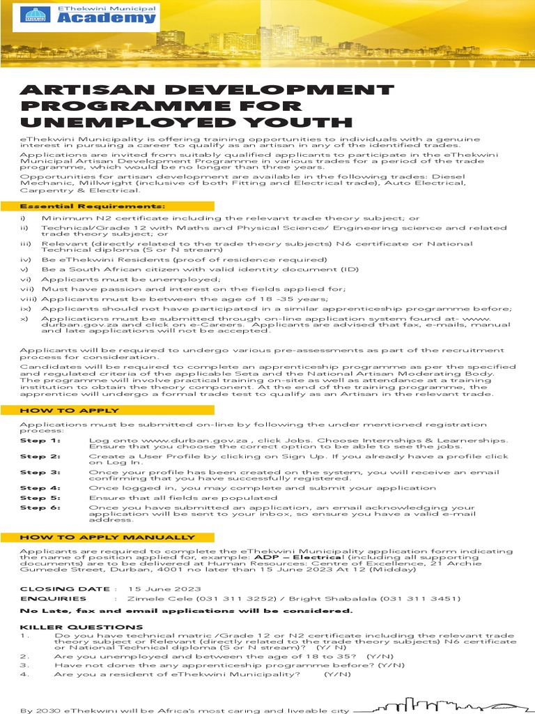 artisan-development-programme-for-unemployed-youth-pdf