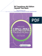 LPN To RN Transitions 4th Edition Claywell Test Bank