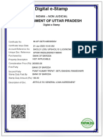 Digital E-Stamp: Government of Uttar Pradesh