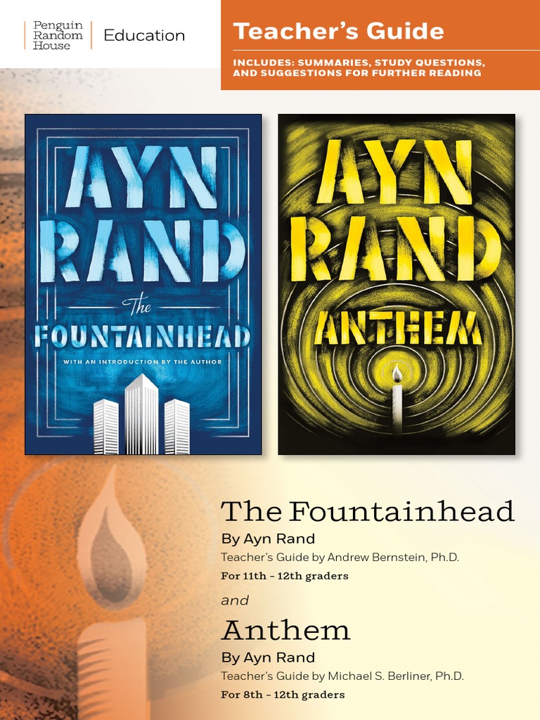 Fountainhead and Anthem Teaching Guide | PDF | Ayn Rand