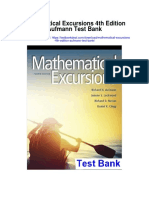 Mathematical Excursions 4th Edition Aufmann Test Bank