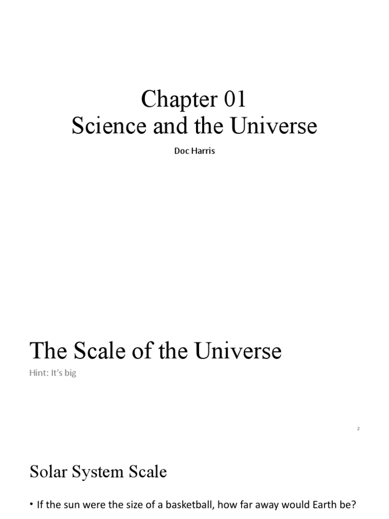 Understanding the Universe's Scale | PDF | Astronomical Unit | Speed