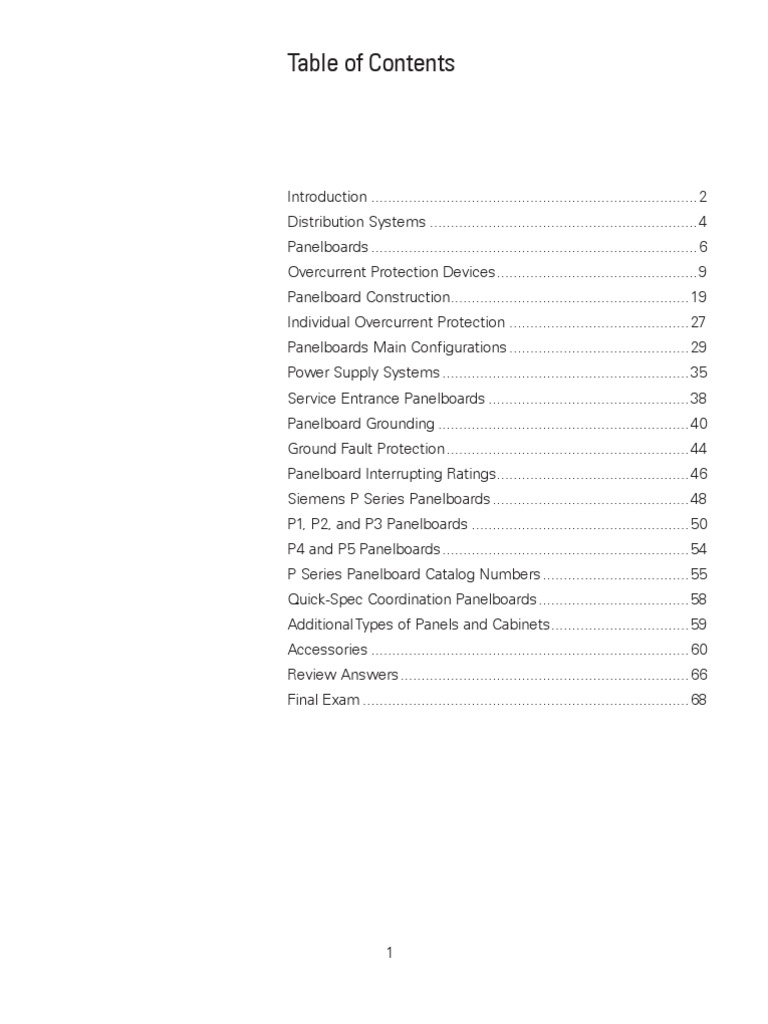 Panel Boards | PDF | Fuse (Electrical) | Electric Power Distribution