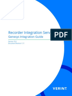 WFO V15 2 Genesys Integration With Recorder