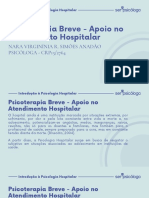 Psicoterapia Breve - Apoio No Atendimento Hospitalar