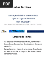 Tipos de Linhas - Et | PDF | Desenho | Desenho técnico