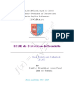 Cours de Statistique L2 LMD ISC