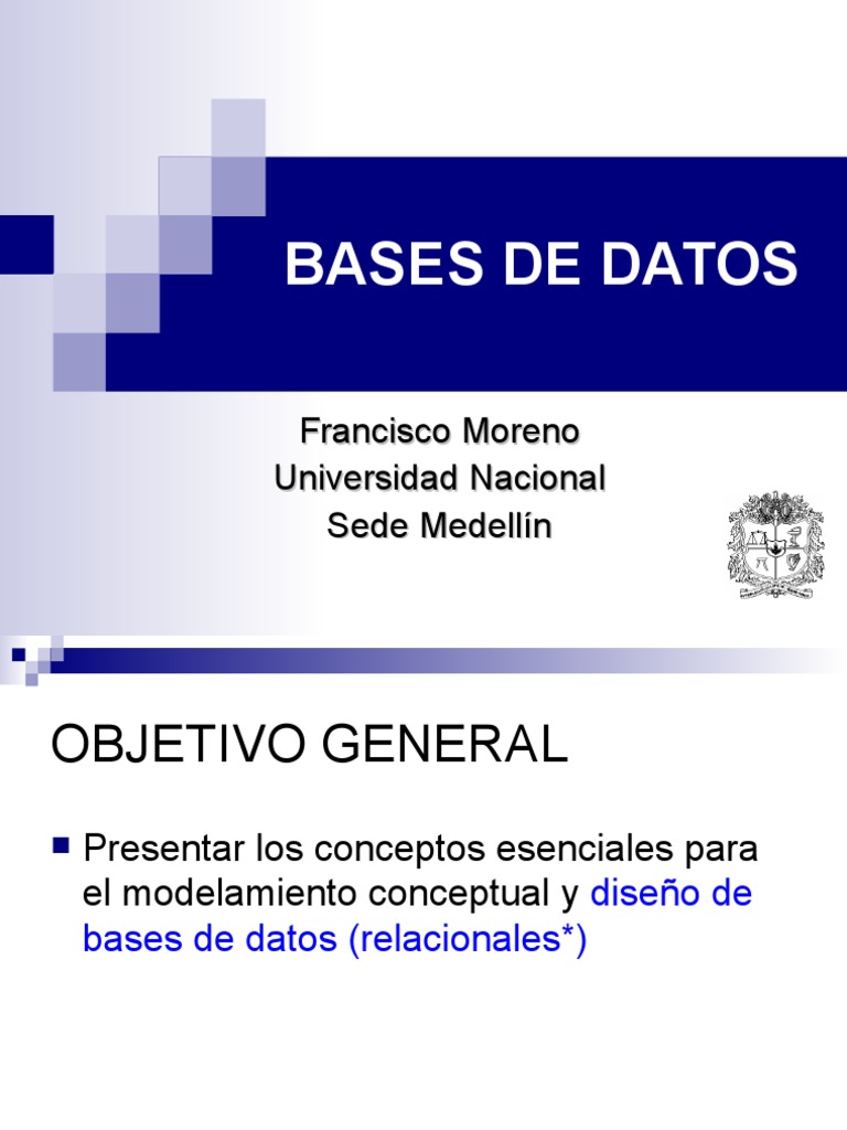 Diseño y Modelado de Bases de Datos | PDF | Bases de datos | Base de ...