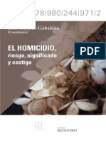 Criminología UCAB 11, Gabaldón Et. Al., 2020, Victimización Por Homicidio y Variables Demográficas y Situacionales
