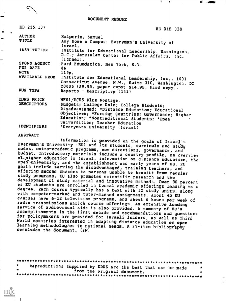 Educacion ISRAEL PDF Cost Of Living Israel