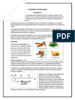 Vitaminas Liposolubles