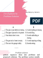 Patterns of Paragraph Development by PROBLEM-SOLUTION