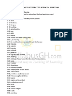2023 Wassce Mock 2 Integrated Science 1 Solution